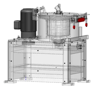 Vue 3D centrifugeuse manuelle et automatique