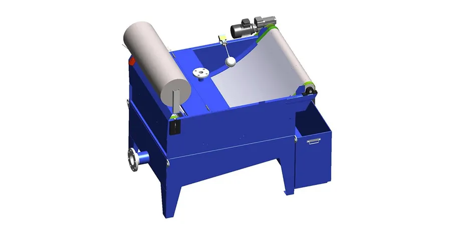 Vue 3D traitement de boues de peinture aéronautique